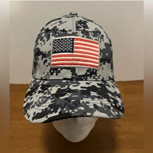 Digital Camo American Flag Hat Cap Embroidered Patch  Safe Racks Adjustable
